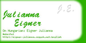 julianna eigner business card